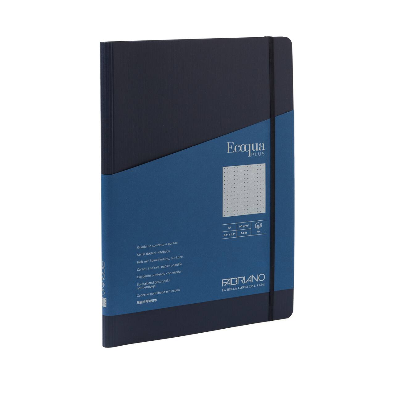 Fabriano&#xAE; Ecoqua Plus Dotted A4 Hidden Spiral-Bound Notebook